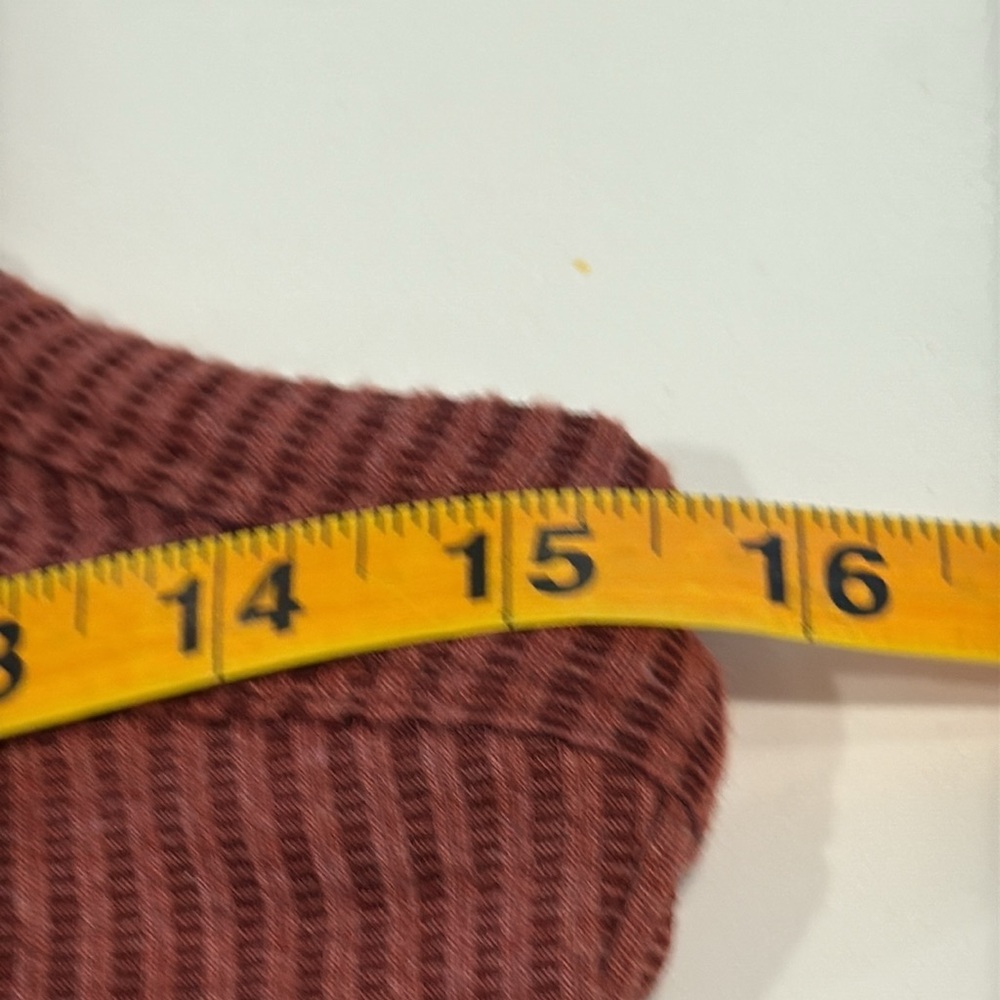 Gilded Intent Rust Ribbed Top Sleeveless Tank Double Straps M - Picture 10 of 13